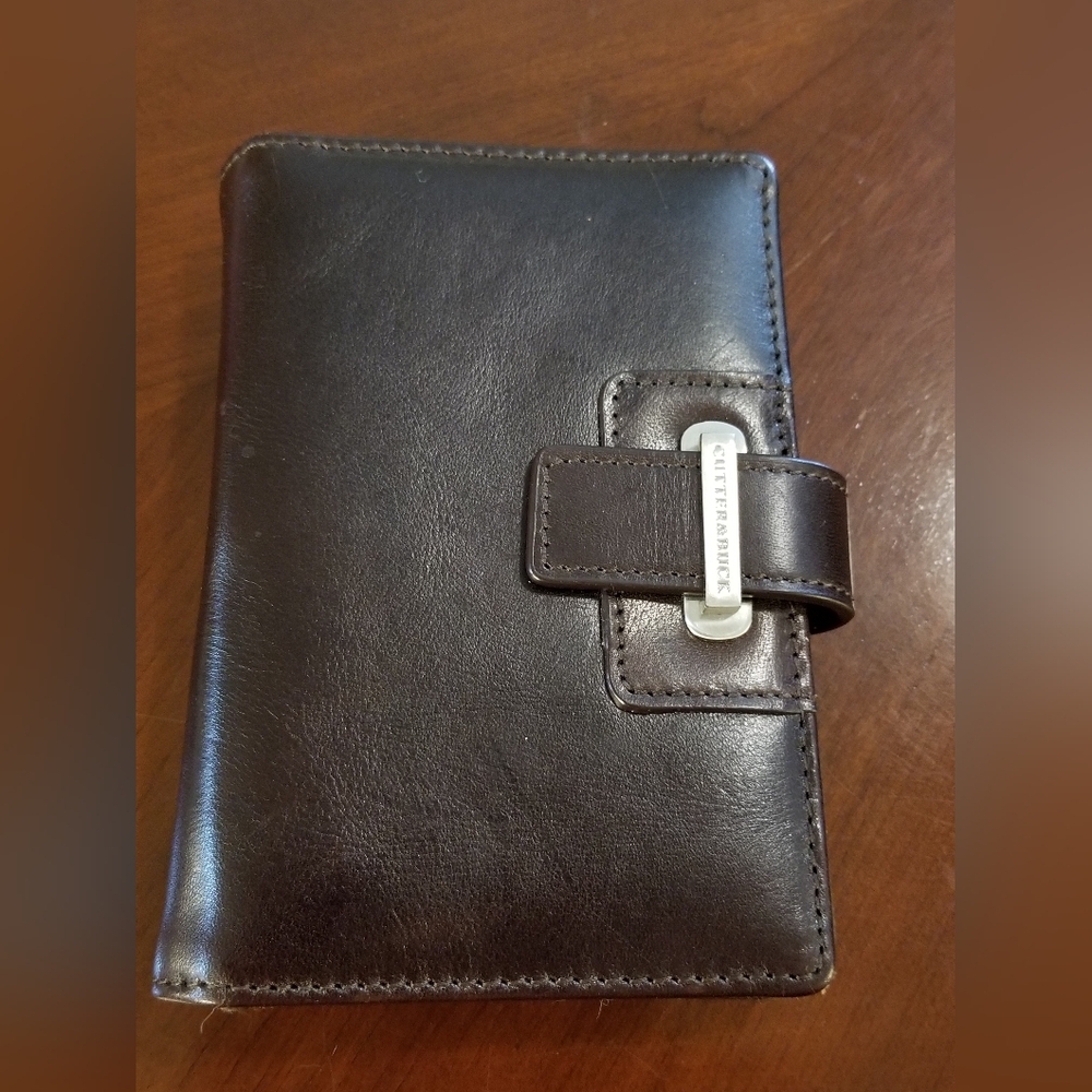 Cutter and Buck Leather Notepad With Pen
